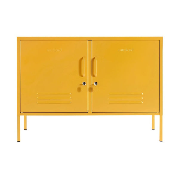 The Lowdown Double Door Locker Cabinet (Mustard)