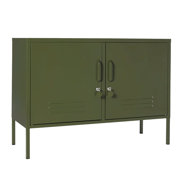 The Lowdown Double Door Locker Cabinet (Olive)