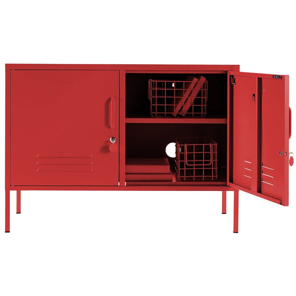 The Lowdown Double Door Locker Cabinet (Poppy)