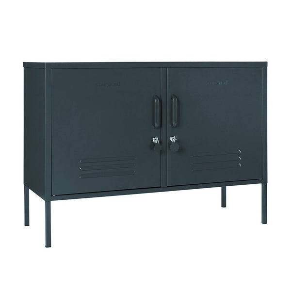 The Lowdown Double Door Locker Cabinet (Slate)