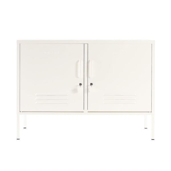 The Lowdown Double Door Locker Cabinet (Chalk)