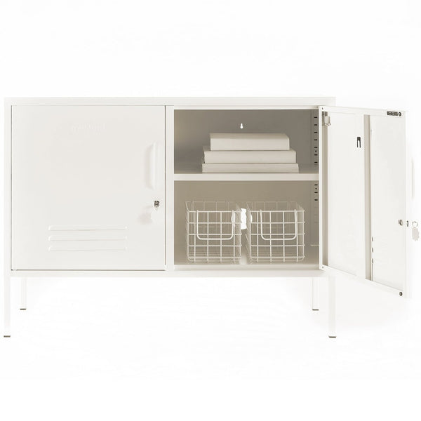 The Lowdown Double Door Locker Cabinet (Chalk)