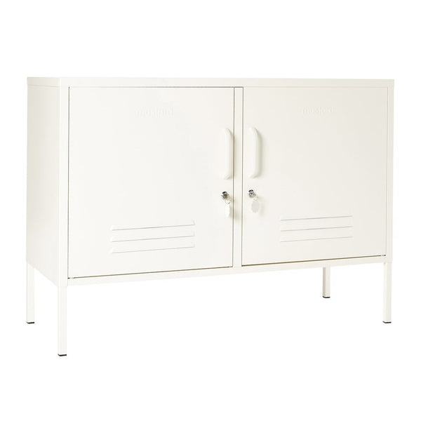 The Lowdown Double Door Locker Cabinet (Chalk)