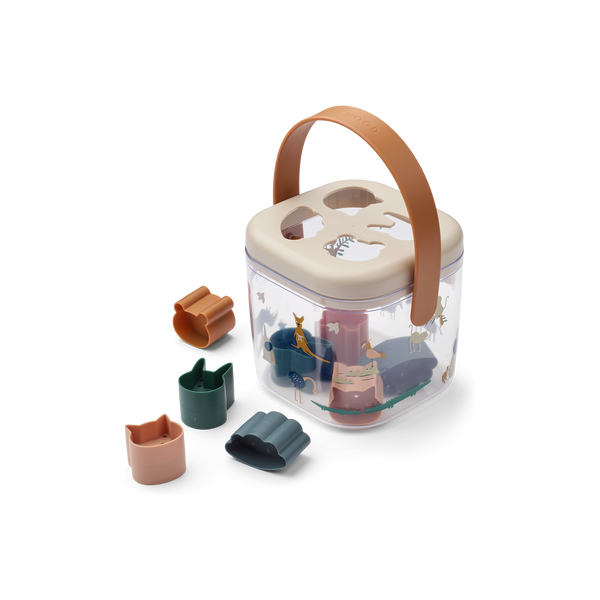 Lucinda Puzzle Shape Sorter Box (All together/Sandy)