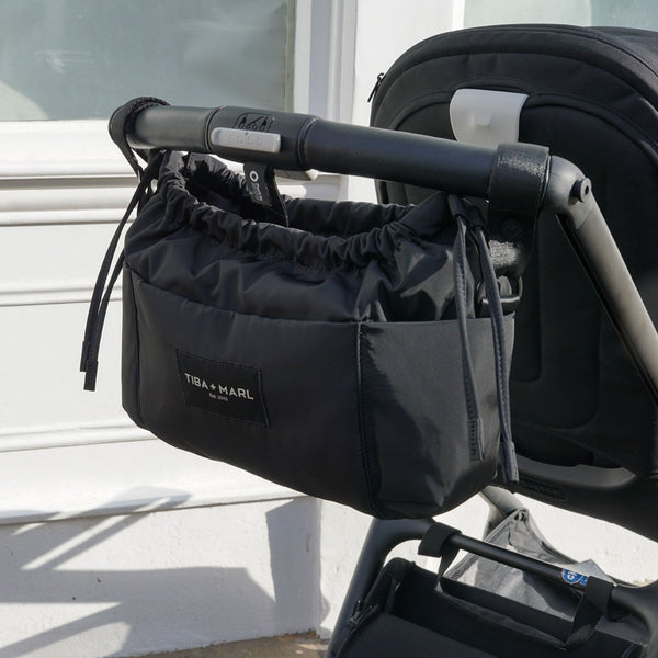Mini Luna Drawstring Stroller Bag (Black)
