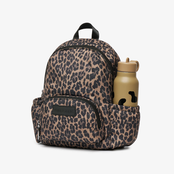 Mini Elwood Kids Backpack 2.0 (Brown Tonal Leopard Print)