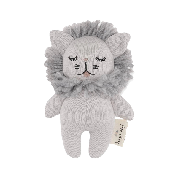 Mini Lion Soft Toy (Grey)