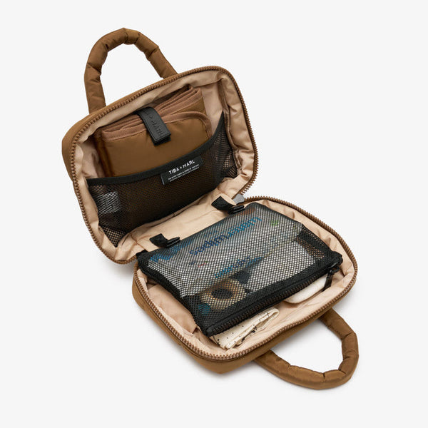 T+M Puffy Changing Grab Bag (Coffee)