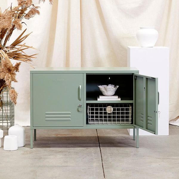 The Lowdown Double Door Locker Cabinet (Sage)