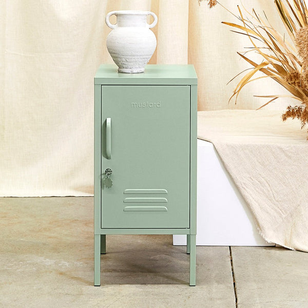 The Shorty Single Door Locker Cabinet (Sage) (Opens to Right)