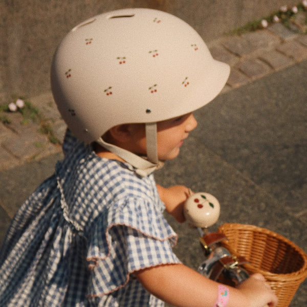 Cherry Print Bicycle Helmet