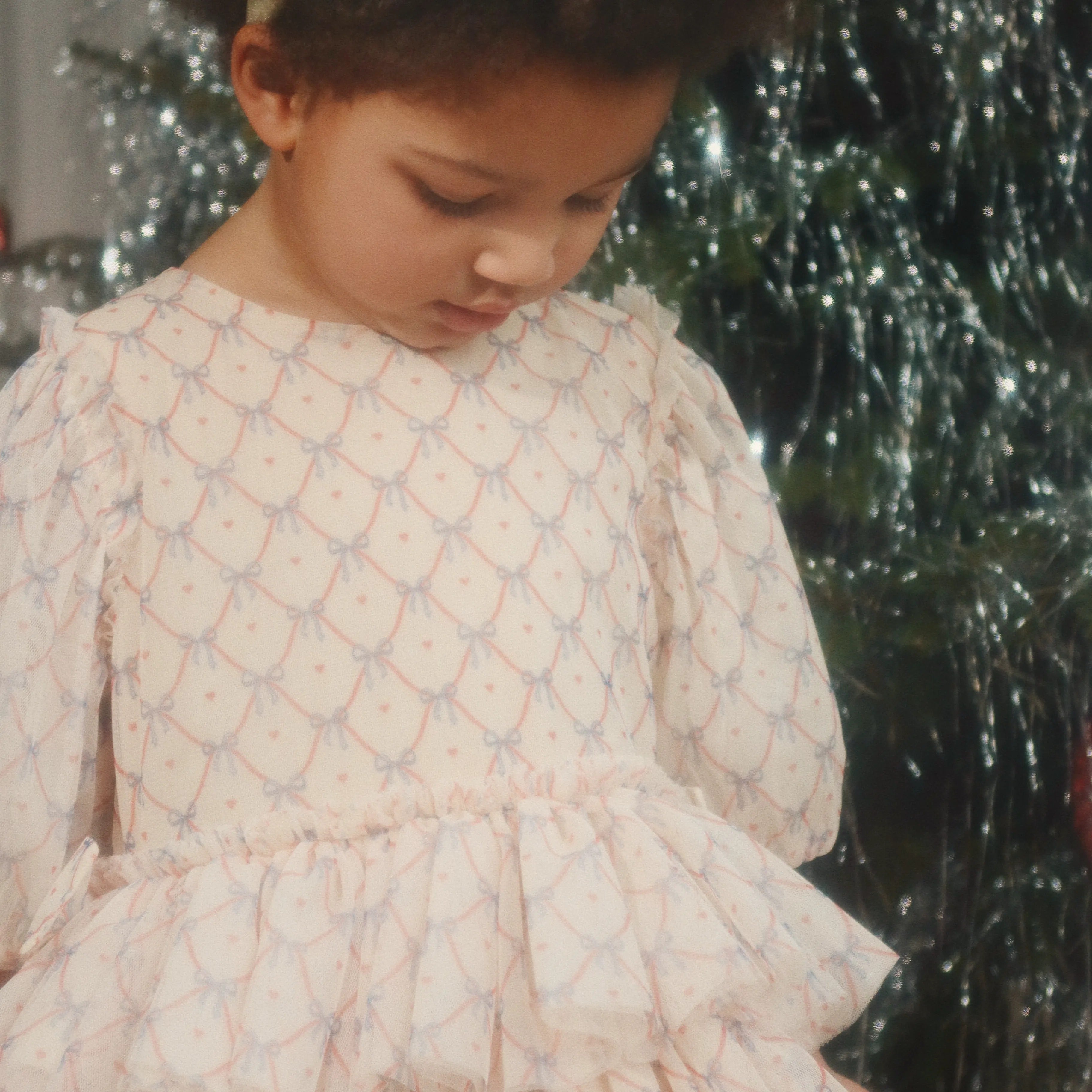 【Konges Sloejd】FAY DRESS GRS CHECK BOWIE Konges Fay Dress ~ Check Bowie | Wee Mondine