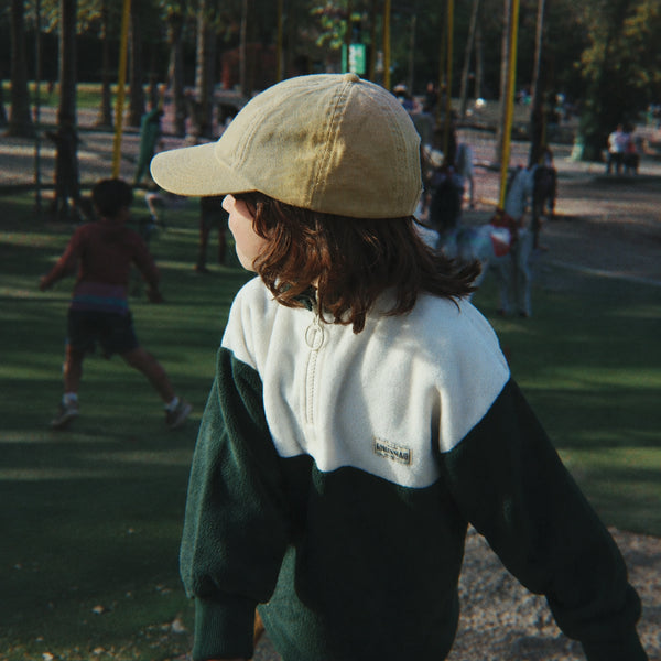 Tavi Half Zip Fleeced Sweatshirt (Scarab)