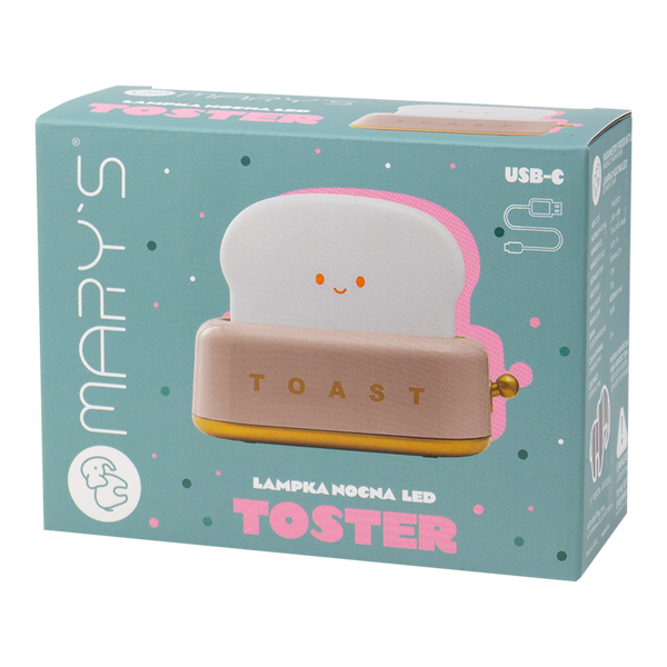 Pink Toaster LED Nightlight Lamp