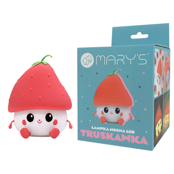 Strawberry Silicone LED Nightlight Lamp
