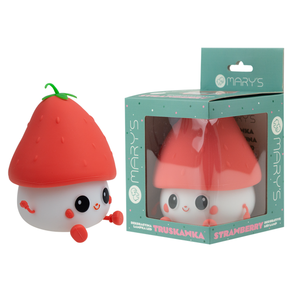 Strawberry Silicone LED Nightlight Lamp