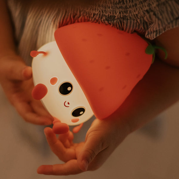 Strawberry Silicone LED Nightlight Lamp