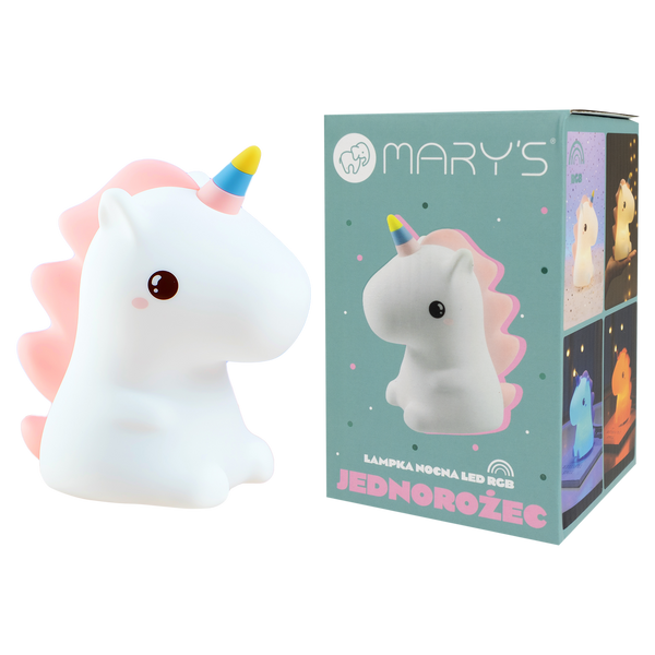 Unicorn Silicone LED Nightlight Lamp