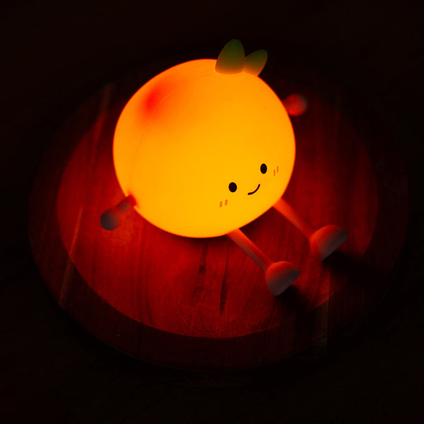 Peach Silicone LED Nightlight Lamp