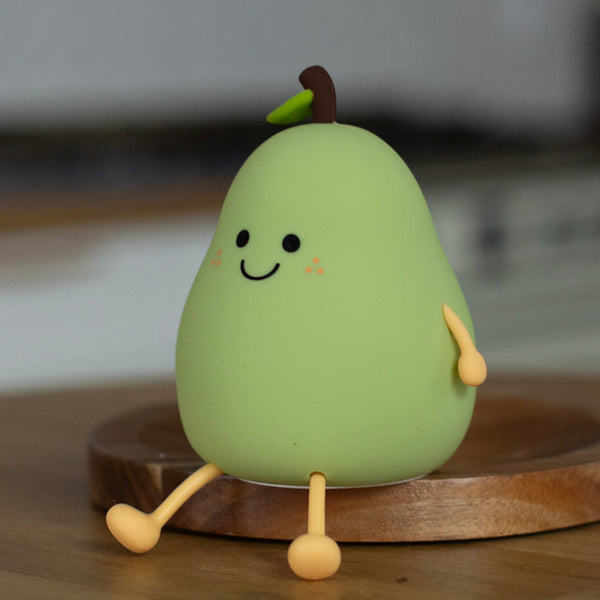 Pear Silicone LED Nightlight Lamp