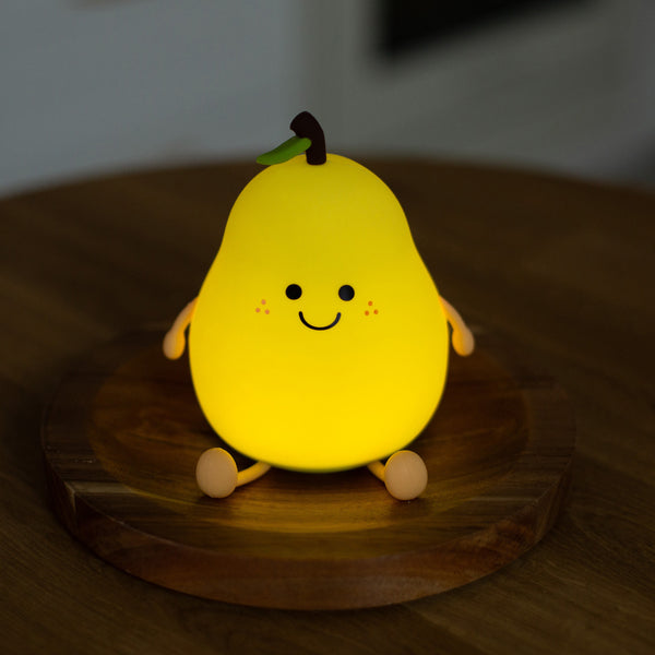 Pear Silicone LED Nightlight Lamp