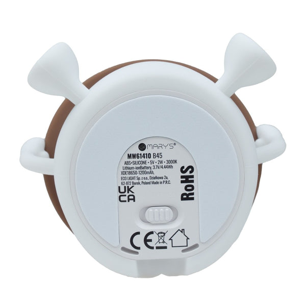 Mushroom Silicone LED Nightlight Lamp