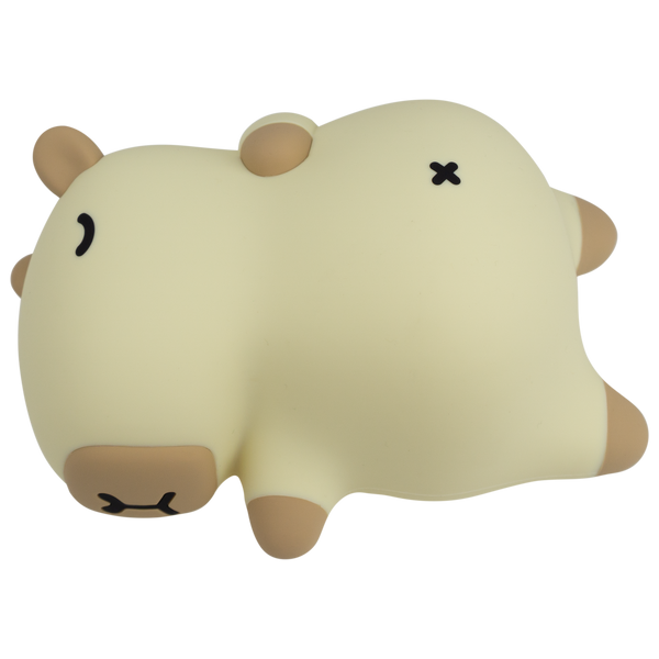 Capybara Snoring Ball Silicone LED Nightlight Lamp with Sound