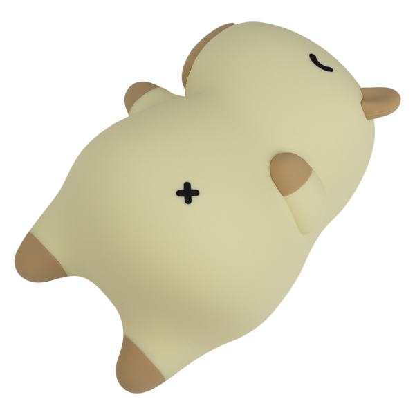 Capybara Snoring Ball Silicone LED Nightlight Lamp with Sound