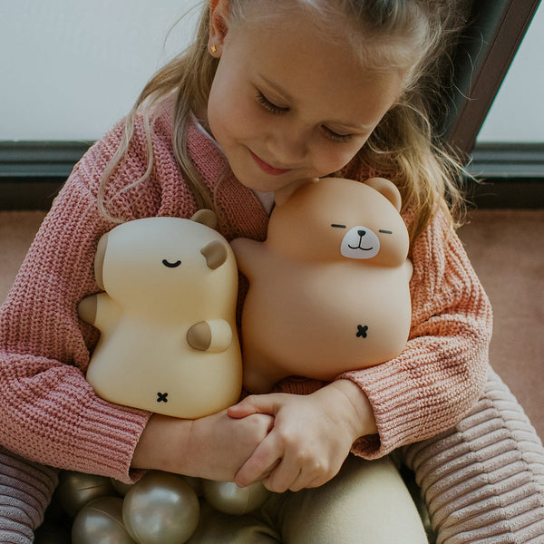 Capybara Snoring Ball Silicone LED Nightlight Lamp with Sound