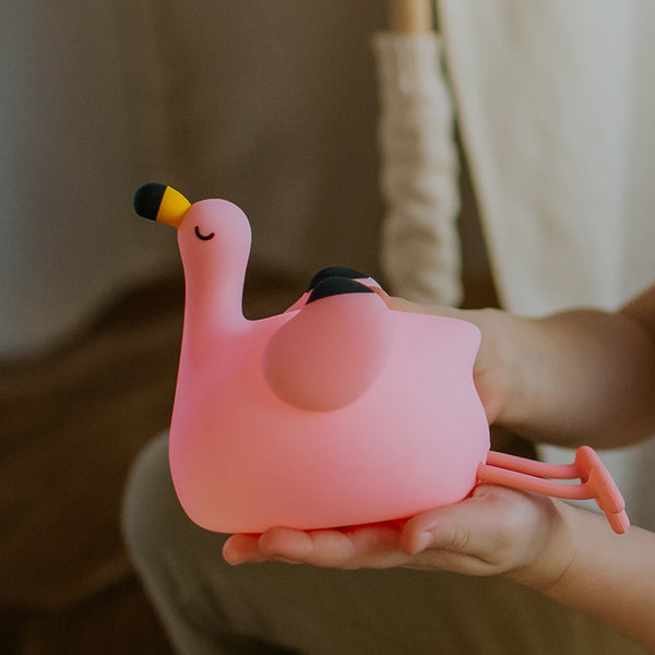 Flamingo Silicone LED Nightlight Lamp