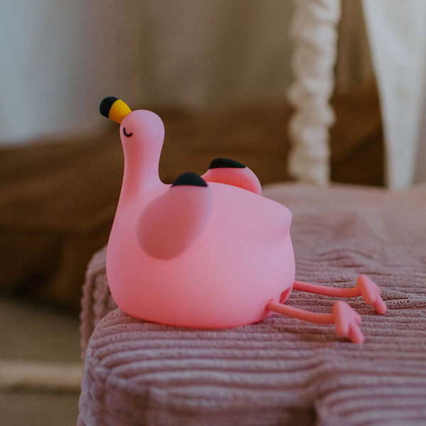 Flamingo Silicone LED Nightlight Lamp