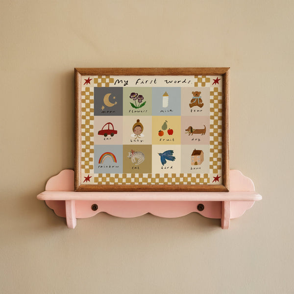 My First Words Art Print