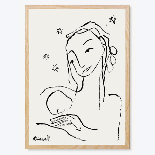 Mama in the Nighttime Art Print