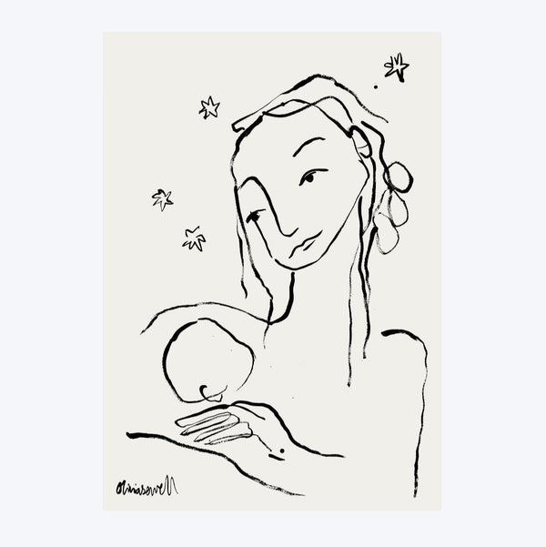 Mama in the Nighttime Art Print