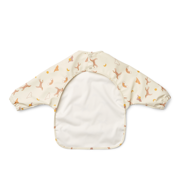 Merle Printed Cape Bib (Dream / Ecru)