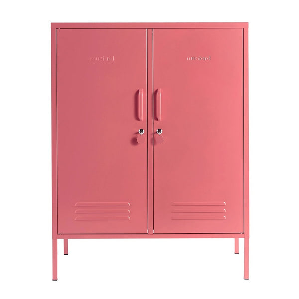 The Midi Double Door Locker Cabinet (Berry)