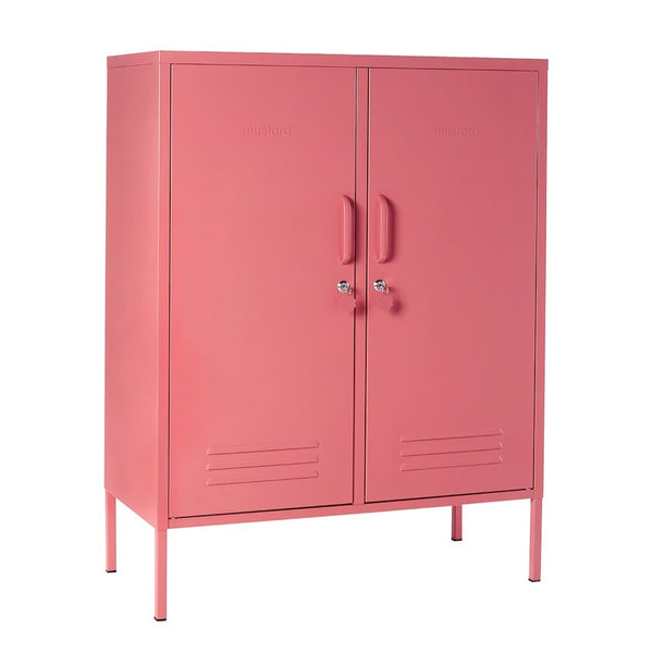 The Midi Double Door Locker Cabinet (Berry)