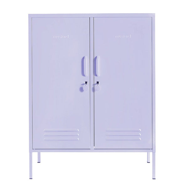 The Midi Double Door Locker Cabinet (Lilac)