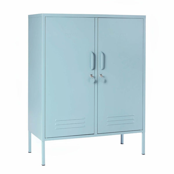 The Midi Double Door Locker Cabinet (Ocean)