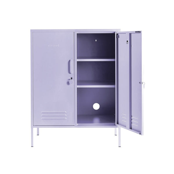 The Midi Double Door Locker Cabinet (Lilac)