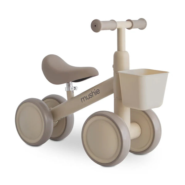 Mushie Mini Toddler Bike with Basket (Shifting Sand)-PRE ORDER 3-4 WEEKS