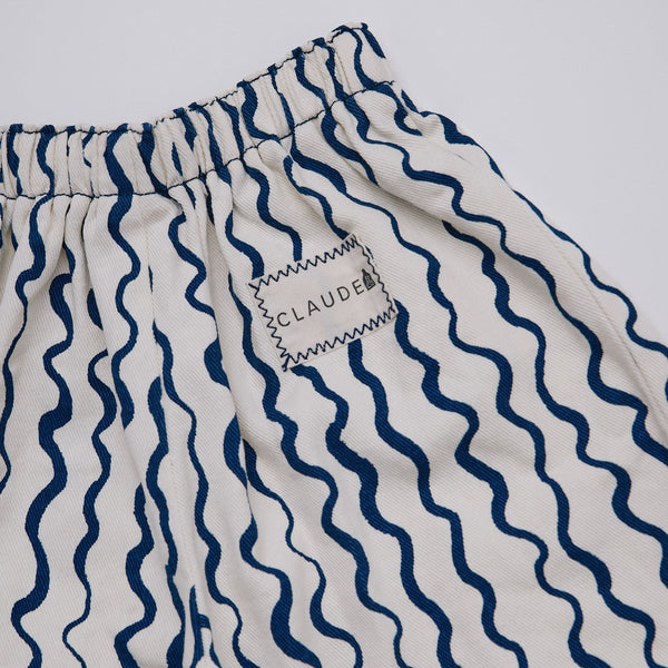 Murphy Ripple Balloon Cuffed Cotton Trouser