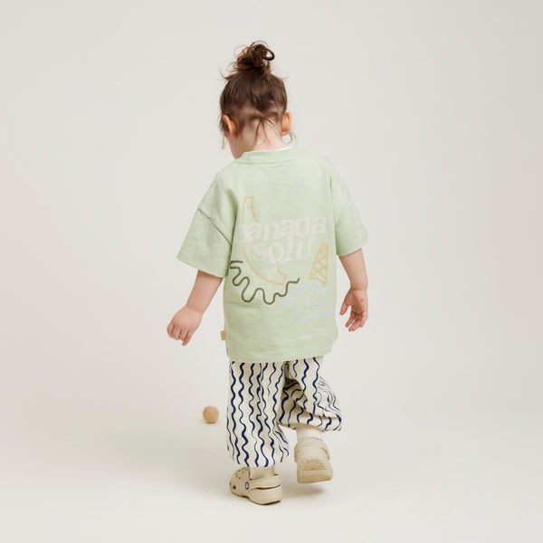 Murphy Ripple Balloon Cuffed Cotton Trouser
