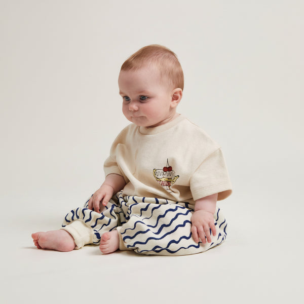 Murphy Ripple Balloon Cuffed Cotton Trouser