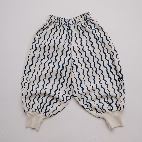 Murphy Ripple Balloon Cuffed Cotton Trouser