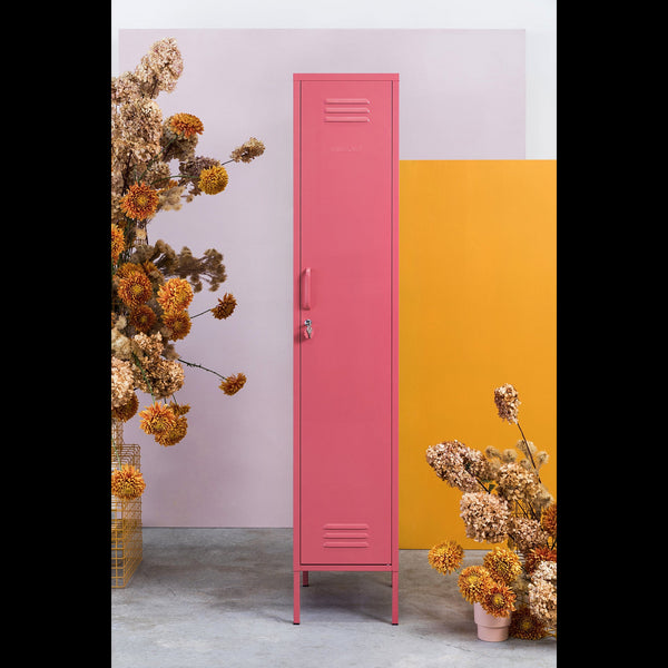 The Skinny Single Door Locker Cabinet (Berry)