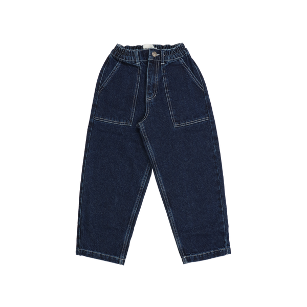 Neptuno Straight Leg Dark Denim Jeans