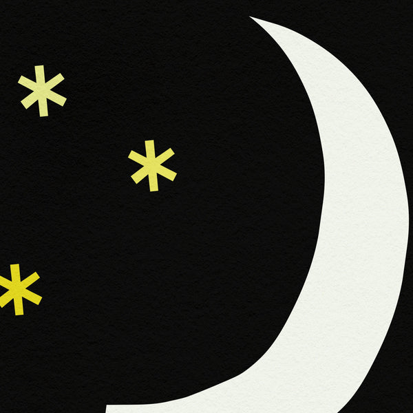 N for Nighttime- Alphabet Art Print