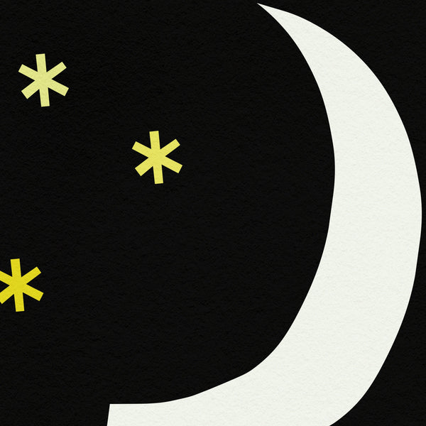 N for Nighttime- Alphabet Art Print