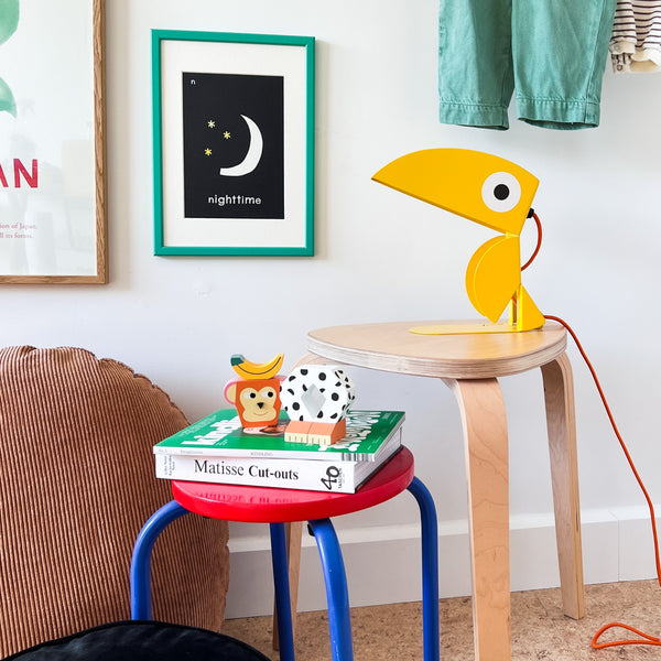 N for Nighttime- Alphabet Art Print